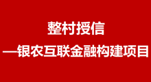 整村授信-銀農互聯金融生態構建